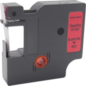 Картридж ленточный Cactus CS-D1-45017 45017 черный/красный для Dymo LM 160, 210D, 280, PnP, 420P, 500 TS; Rhino Pro 6000, 5200, 4200 