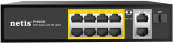 Коммутатор 10PORT 10/100M 8POE+2XGE+SFP P110GH NETIS 