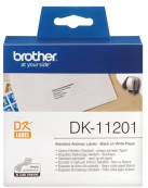 Brother DK11201 Стандартные адресные наклейки (29 x 90 мм), 400 штук в рулоне (DK11201) 