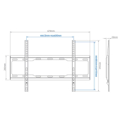 Arm Media STEEL-1 черный 32"-90" макс.60кг настенный наклон 