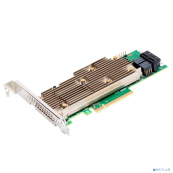 RAID-контроллер Broadcom 9460-8I SGL (05-50011-02 / 03-50011-33012)  PCIe 3.1 x8 LP, SAS/SATA/NVMe, RAID 0,1,5,6,10,50,60, 8port(2 *int SFF8643), 2GB Cache, 3508ROC (003617)  