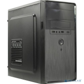 Exegate EX286424RUS Корпус Minitower ExeGate BA-309-350W-8 (mATX, БП AA350 с вент. 8см, 2*USB, HD аудио, черный) 