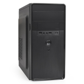 Exegate EX286426RUS Корпус Minitower ExeGate BA-309-450W-8 (mATX, БП AA450 с вент. 8см, 2*USB, HD аудио, черный) 