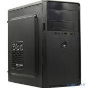 Exegate EX286427RUS Корпус Minitower ExeGate BA-309-500W-8 (mATX, БП AA500 с вент. 8см, 2*USB, HD аудио, черный) 