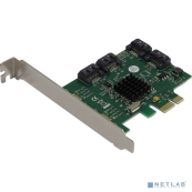 ORIENT M9215S  PCI-Ex v2.0, SATA3.0 6Gb/s, 4int port, поддержка HDD до 8TB, Marvell 88SE9215 chipset 
