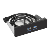 Exegate EX289289RUS Планка USB на переднюю панель ExeGate U5H-615, 5,25", 2*USB3.0, черная, металл, подсоед. к MB Exegate EX289289RUS Планка USB на переднюю панель ExeGate U5H-615, 5,25", 2*USB3.0, черная, металл, подсоед. к MB