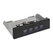 Exegate EX289290RUS Планка USB на переднюю панель ExeGate U5H-625, 5,25", 4*USB3.0, черная, металл, подсоед. к MB Exegate EX289290RUS Планка USB на переднюю панель ExeGate U5H-625, 5,25", 4*USB3.0, черная, металл, подсоед. к MB