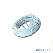 Cablexpert TC6P4C-2M Кабель.телефонный аппарат-розетка 2 м белый Cablexpert TC6P4C-2M Кабель.телефонный аппарат-розетка 2 м белый