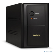 Exegate EP285514RUS ИБП ExeGate SpecialPro UNB-2000.LED.AVR.C13.RJ <2000VA/1200W, LED, AVR, 6*IEC-C13, RJ45/11, Black>
