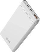 Мобильный аккумулятор Cactus CS-PBFSMT-10000 10000mAh 2.1A 2xUSB белый 