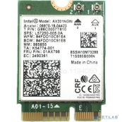 Intel® AX201.NGWG.NVW Wi-Fi 6 AX201, 2230, 2x2 AX+BT, No vPro®,999TD0 985855 