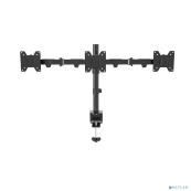 Wize [WDM3-26] Настольное крепление для трех мониторов 14"-26", VESA 75x75, 100x100, макс. нагрузка 10 кг, 