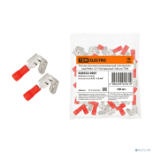 TDM SQ0522-0001 Разъем плоский изолированный ответвительный РпИо 1,5-7-0,8 красный (100 шт)  