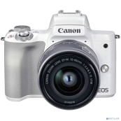 Canon EOS M50 Mark II белый {24.1Mpix 3" 4K WiFi EF-M15-45 IS STM LP-E12 (с объективом)} Canon EOS M50 Mark II белый {24.1Mpix 3" 4K WiFi EF-M15-45 IS STM LP-E12 (с объективом)}