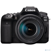 Canon EOS 90D черный {32.5Mpix 18-135 IS USM 3" 1080p 4K SDXC Li-ion (с объективом)} 