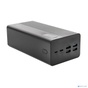 Perfeo Powerbank MOUNTAINS 50000 mAh/LED дисплей/PD + QC 3.0/Type-C/4 USB/Выход: 3A, max 22.5W/Black (PF_B4887) 