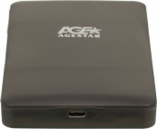 AgeStar 31UBCP3C Внешний корпус для HDD/SSD  SATA USB3.1 пластик черный 2.5&quot; 