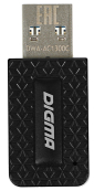 Digma DWA-AC1300C Net Adapter WiFi AC1300 USB 3.0 (ant.int) 1ant. (pack:1pcs) 