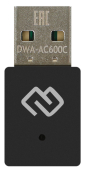 Digma DWA-AC600C Net Adapter WiFi AC600 USB 2.0 (ant.int) 1ant. (pack:1pcs) 