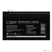 CBR Аккумуляторная VRLA батарея CBT-GP1290-F1 (12В 9Ач), клеммы F1 