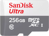 Micro SecureDigital 256GB SanDisk Ultra microSDXC class 10 UHS-1 (SDSQUNR-256G-GN3MN) Micro SecureDigital 256GB SanDisk Ultra microSDXC class 10 UHS-1 (SDSQUNR-256G-GN3MN)