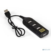 Exegate EX293976RUS USB-Хаб (концентратор) ExeGate DUB-42 (кабель-адаптер USB2.0 --&gt; 4xUSB2.0, Plug&amp;Play, черный) 