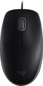 910-005502 Мышь Logitech M110 Silent Black [бесшумная, оптическая, 1000dpi, USB, 1.8м]  