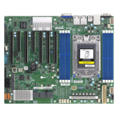 Supermicro MBD-H12SSL-NT-B Single AMD EPYC 7002 Series CPU 2TB Registered ECC DDR4, 8 DIMMs 5 PCI-E 4.0 x16 2 PCI-E 4.0 x8 2 M.2, 2 SlimSAS x8, Dual 10GBase-T LAN via Broadcom BCM57416 