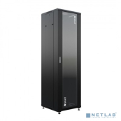 *** см 11076114 *** SKAT TB-42R660GF-B Шкаф напольный универсальный серверный 42U 600х600мм, дверь стеклянная
