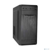 Exegate EX283073RUS Корпус Miditower ExeGate XP-332 Black, ATX, &lt;XP500, Black,120mm&gt;, 2*USB, Audio 