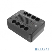 ИБП CBR [UPS-OFB-101E-850] 850VA/510W, Schuko CEE 7 Outlets: (x4 Battery &amp; Surge Protected; x4 Surge Protected), LED, AVR, SEC, 12V/8Ah 