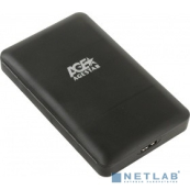 AgeStar 3UBCP3 (BLACK) USB 3.0 Внешний корпус 2.5" SATAIII HDD/SSD USB 3.0, пластик, черный, безвинтовая конструкция AgeStar 3UBCP3 (BLACK) USB 3.0 Внешний корпус 2.5" SATAIII HDD/SSD USB 3.0, пластик, черный, безвинтовая конструкция