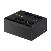Exegate EX295013RUS ИБП ExeGate NEO Smart LHB-650.LCD.AVR.8SH.CH.RJ.USB <650VA/390W, LCD, AVR, 8*Schuko, RJ45/11, USB, 4*USB-порта для зарядки, Black>