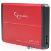 Gembird EE2-U3S-2-R Внешний корпус 2.5&quot; Gembird EE2-U3S-2 ,  красный, USB 3.0, SATA 