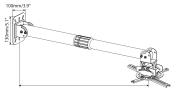 Кронштейн для проектора  CS-VM-PR16L-AL 