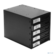 Exegate EX264646RUS Корзина для HDD Exegate HS535-01 (универсальная, на 5*3,5&quot; SATA/SAS HDD, занимает 3*5,25&quot; отсека) 