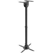 Wize WPC-B черный {Потолочные, Макс. крепежное расстояние 260х260, макс. вес нагрузки 12 кг, Наклон,поворот °+/-15, расстояние от стены/ потолка 61-96 см} 