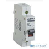 Iek MNV15-1-020 Выключатель нагрузки (мини-рубильник) ВН-32 1Р 20А GENERICA 