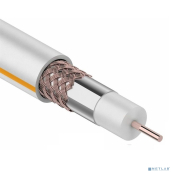 Rexant (01-2401) Кабель SAT 50 M, Cu/Al/Cu, (75%), 75 Ом, 100м., белый 