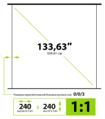 Экран Cactus WallExpert CS-PSWE-240x240-WT 240x240 см 1:1 настенно-потолочный рулонный Экран Cactus WallExpert CS-PSWE-240x240-WT 240x240 см 1:1 настенно-потолочный рулонный