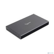 Gembird EE2-U3S-55 Внешний корпус 2.5" чёрный, USB 3.0, SATA, до 2 Тб, алюминий Gembird EE2-U3S-55 Внешний корпус 2.5" чёрный, USB 3.0, SATA, до 2 Тб, алюминий
