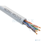 NEOMAX (NM13001-003) Шнур коммут. UTP 0.3 м, cat.5е, серый, многожильный 