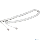 Rexant (18-2071) нур для телефонной трубки, витой RJ-10 (4P-4C), 7м, белый Rexant (18-2071) нур для телефонной трубки, витой RJ-10 (4P-4C), 7м, белый