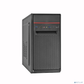 Exegate EX283062RUS Корпус Minitower ExeGate BAA-107U Black, mATX, &lt;AAA400, 80mm&gt;, 1*USB+2*USB3.0, Audio 