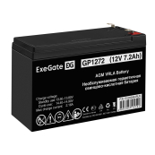 Exegate EX282964RUS Аккумуляторная батарея GP1272 (12V 7.2Ah 1227W, клеммы F2) Exegate EX282964RUS Аккумуляторная батарея GP1272 (12V 7.2Ah 1227W, клеммы F2)