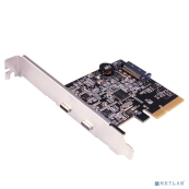 Controller ST-Lab, PCI-E x1, U-1800 2xUSB3.1(C) 10Gbps,+LP bracket, Ret Controller ST-Lab, PCI-E x1, U-1800 2xUSB3.1(C) 10Gbps,+LP bracket, Ret
