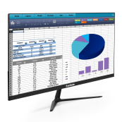 LCD ExeGate 23.8" EP2407TA SmartView черный {IPS 1920x1080 75Hz 5ms 16:9 250cd 1000:1 178/178 D-Sub HDMI1.4  DisplayPort AudioOut встроенный БП FreeSync VESA регулировка наклона} [EX295525RUS] 