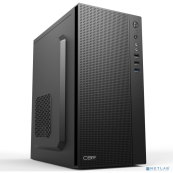 CBR Корпус mATX Minitower MX12, без БП, 1*USB 3.0, 2*USB 2.0, HD Audio+Mic, Black [PCC-MATX-MX12-WPSU] 