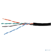 Кабель витая пара Bion BCL-U5460-381 U/UTP, кат.5e, 4x2x0,46 мм AWG 25, медь, одножильный, PE, для внешней прокладки, 305м,черный Кабель витая пара Bion BCL-U5460-381 U/UTP, кат.5e, 4x2x0,46 мм AWG 25, медь, одножильный, PE, для внешней прокладки, 305м,черный