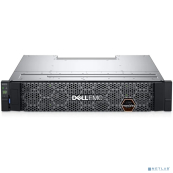 Dell ME501212BISCSI1220 Система хранения данных Dell ME5012 12B Dual ISCSI 10G-Base-T, 12x20TB, Rails, 580W RPS, Bezel